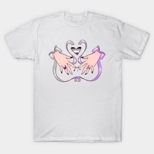 Asexual Flag Ribbon T-Shirt